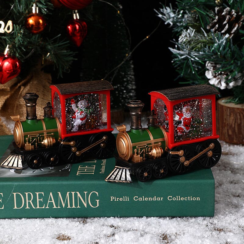 Christmas Crystal Floating Snow Train Light | Stornfield