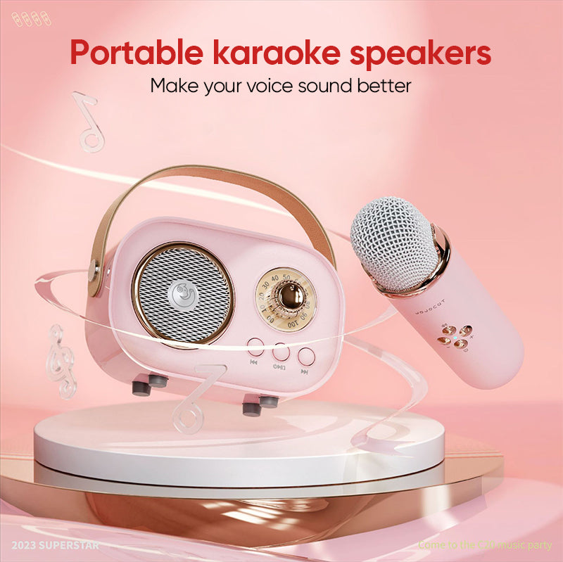 Portable Bluetooth speaker with wireless microphone | Stornfield