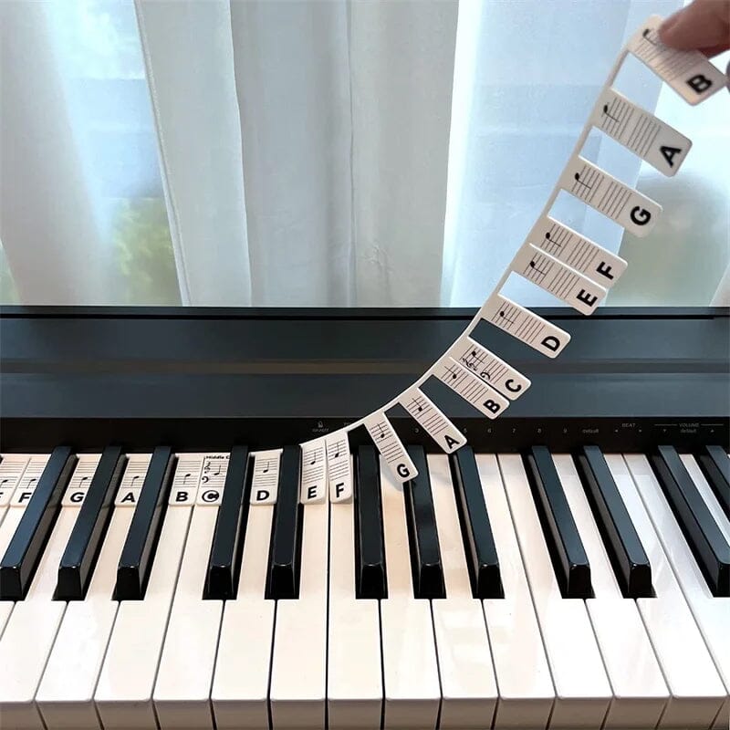 Stornfield | Removable Piano Keyboard Note Labels