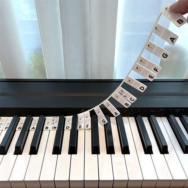 Stornfield | Removable Piano Keyboard Note Labels
