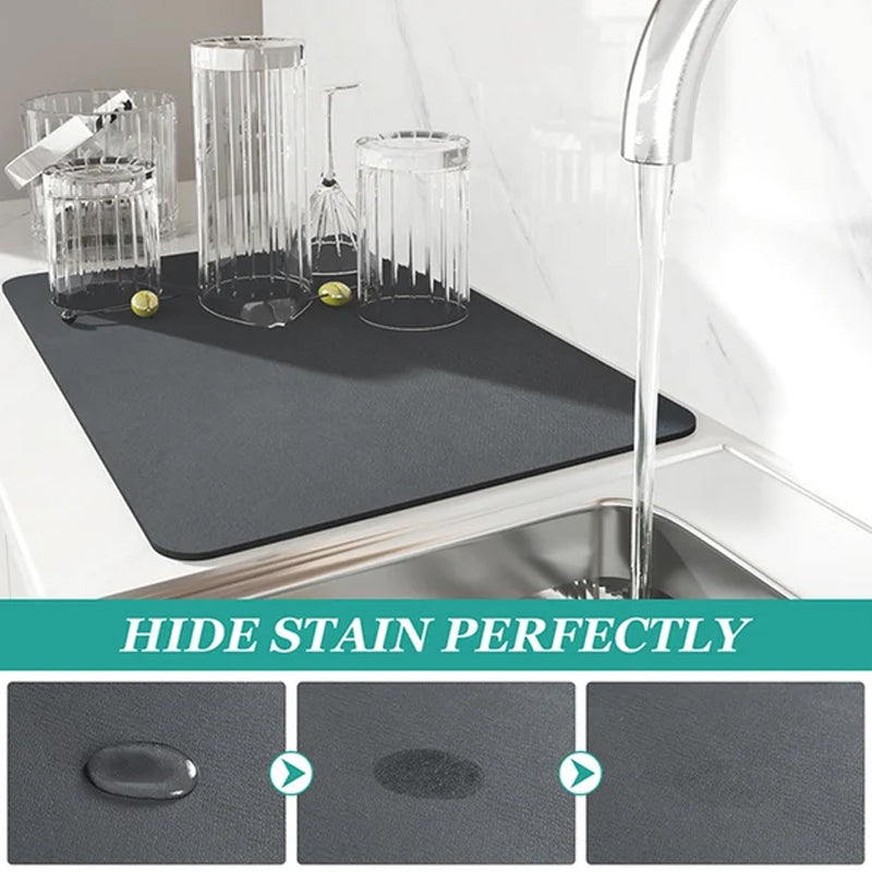 Kitchen super absorbent drying mat | Stornfield