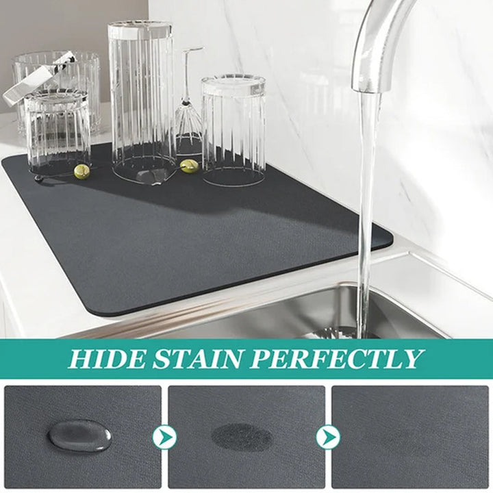 Kitchen super absorbent drying mat | Stornfield