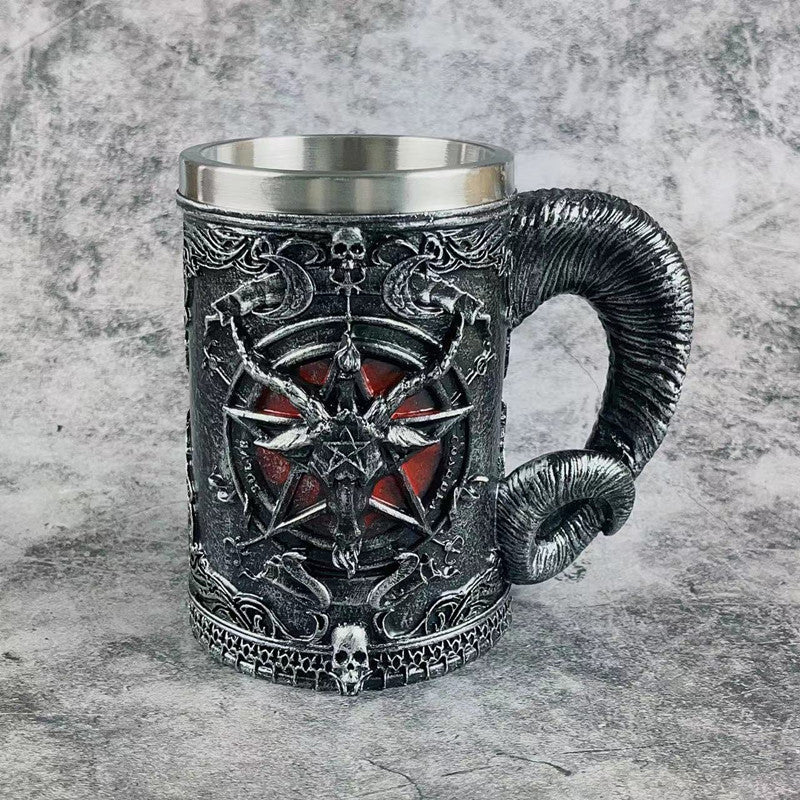 Creative Medieval Stainless Steel Tankard for Beer Coffee | Stornfield