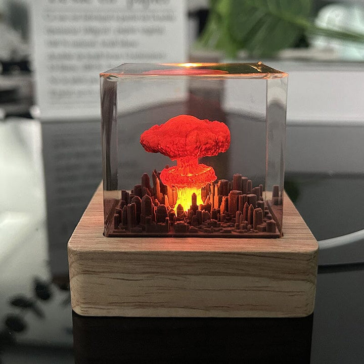 Resin Lamp With Explosive Bombs | Stornfield