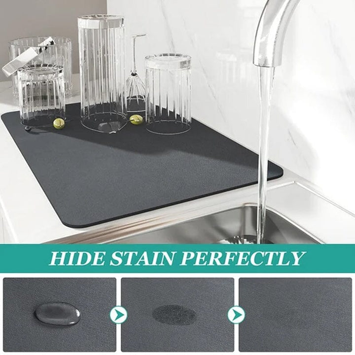 Kitchen Super Absorbent Draining Mat | Stornfield