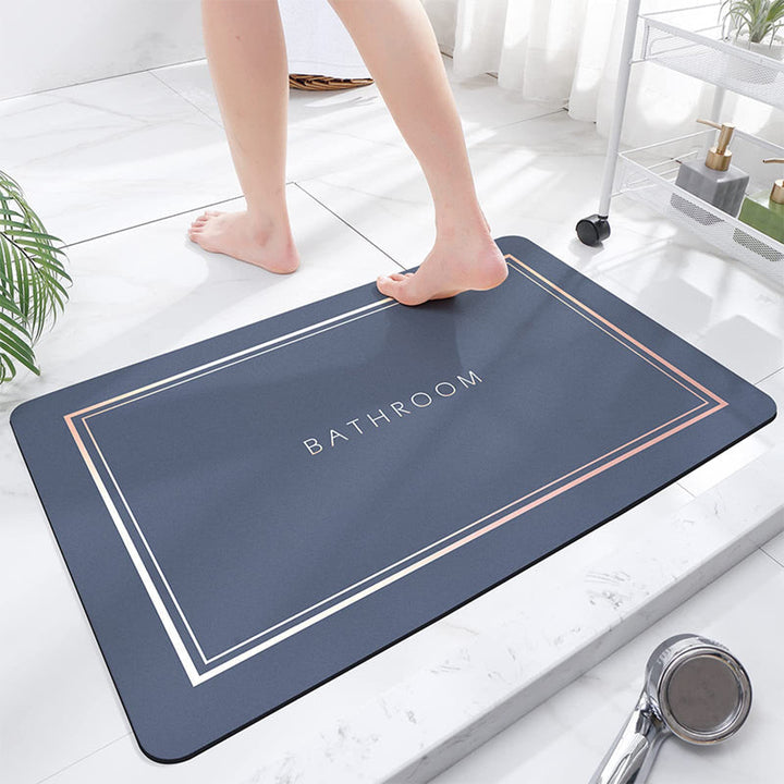 Minimalist Super Absorbent Quick Drying Bath Mat | Stornfield