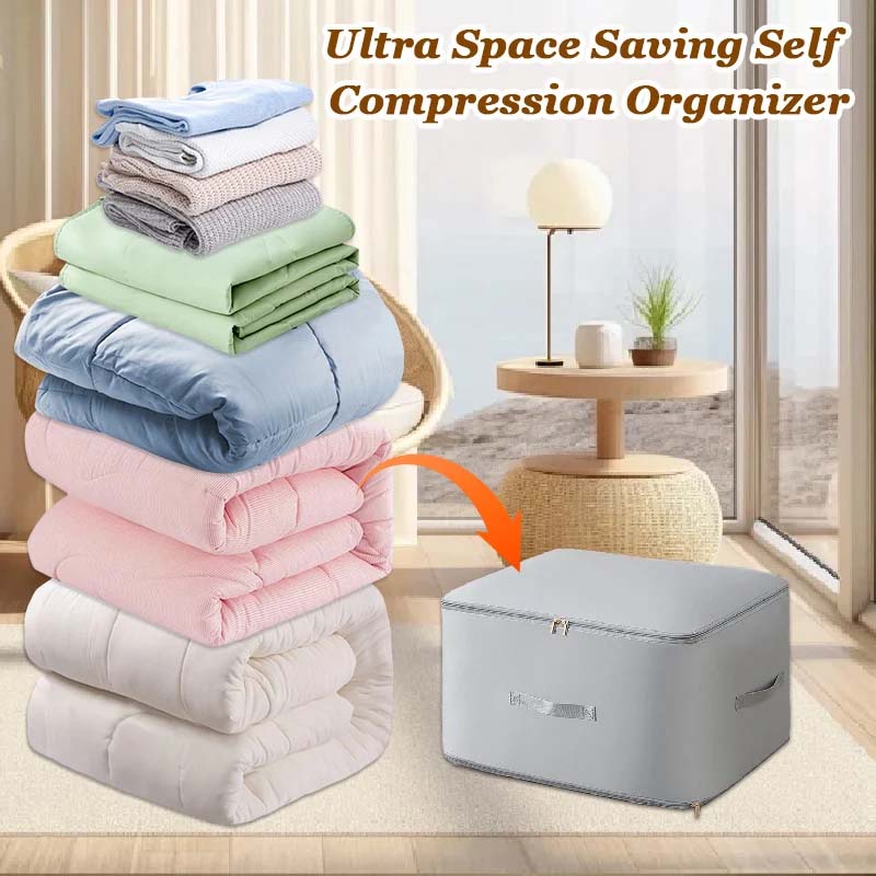 Stornfield | Ultra space-saving self-compressing organizer