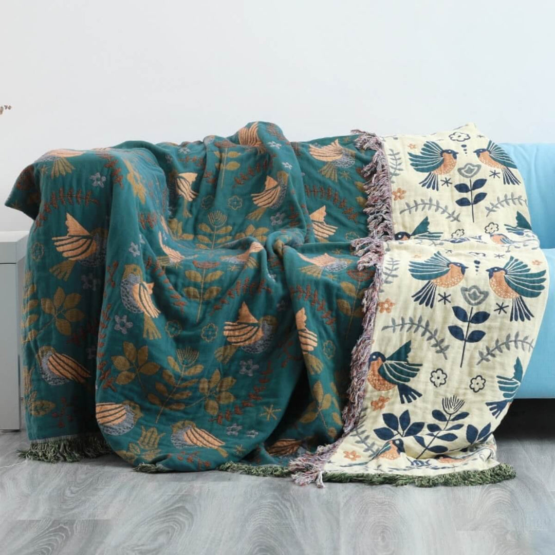 Stornfield | Couverture réversible Scandinavian Bird