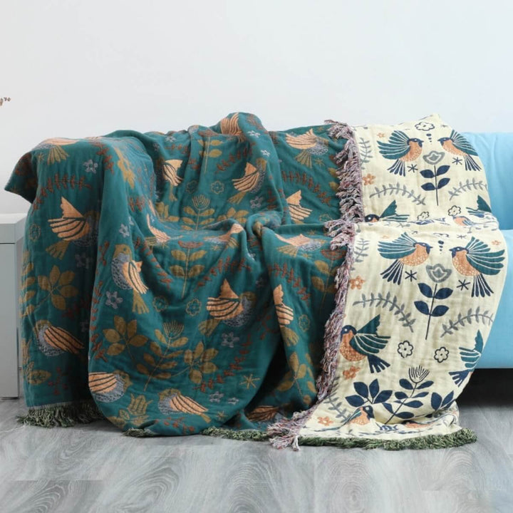 Stornfield | Couverture réversible Scandinavian Bird
