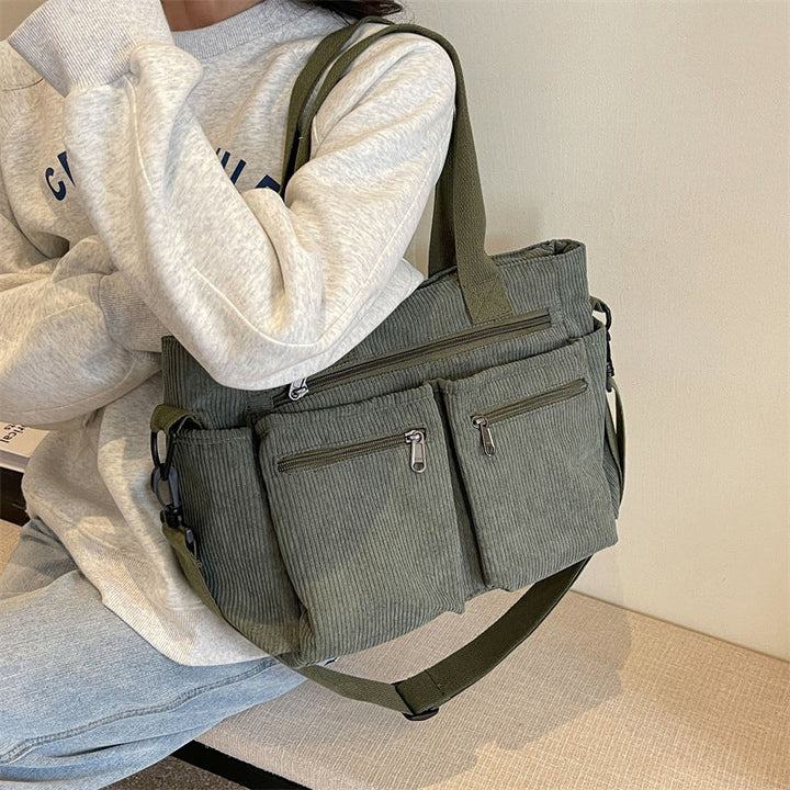 Corduroy Tote Bag, One Color | Stornfield