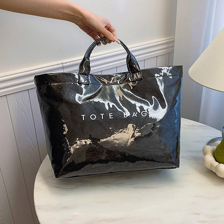 Women Letter Print Tote Bag | Stornfield