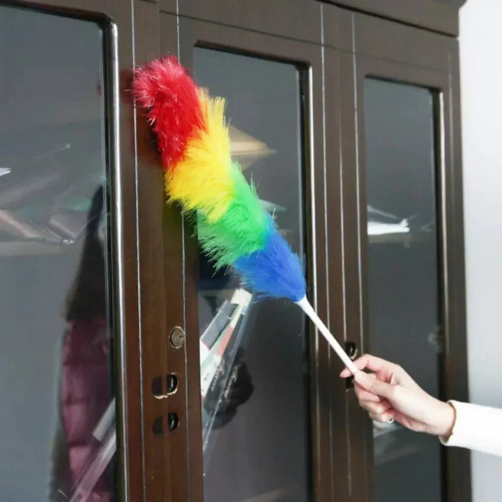 Soft Cleaning Duster With Plastic Handle Stornfield