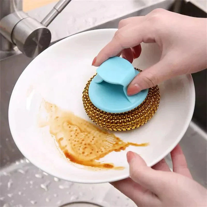 2 Pcs Wire Ball Dish Cleaning Brush Stornfield
