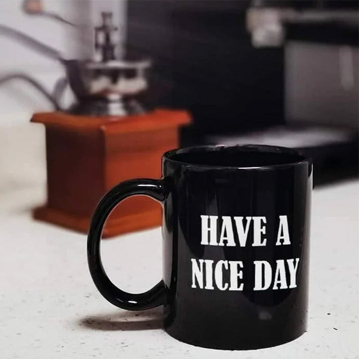 Coffee Cup Have a Nice Day middle finger funny cup original gift | Stornfield