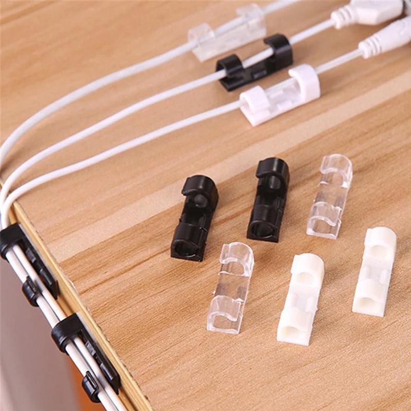 Self-adhesive Wire/Cable Clips in Plastic | Stornfield