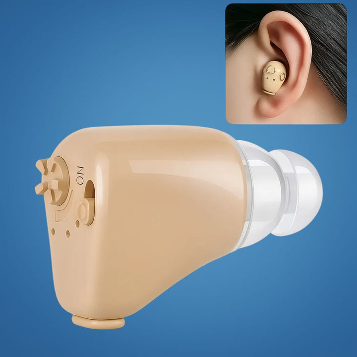ClearHear | Rechargeable ITE Hearing Amplifier - Noise Reduction - Ergonomic In-Ear Fit - Clearer Speech for Seniors in Daily Use Stornfield