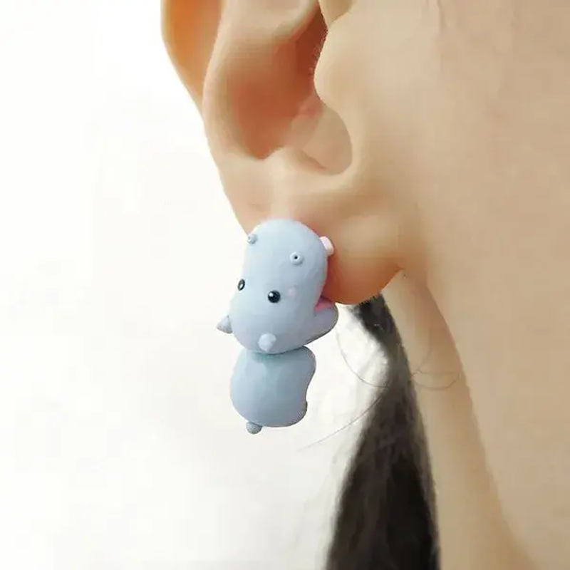 Stornfield | Cute Animal Bite Earrings, 1 Pair