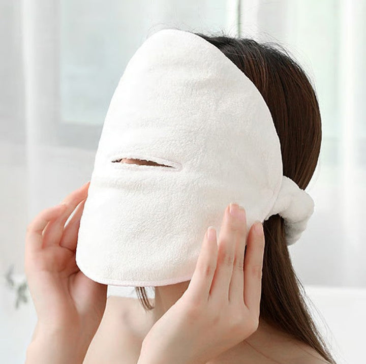 Moisturizing facial cloth made of coral velor | Stornfield
