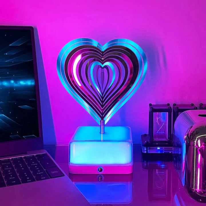 Rotating ambient light made of metal | Stornfield