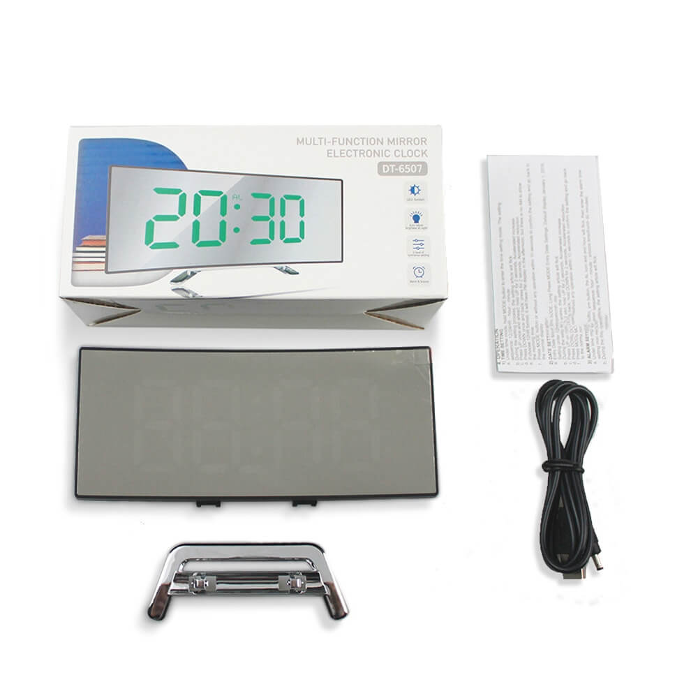 Stornfield | Curved LED Digital Alarm Clock - Rass