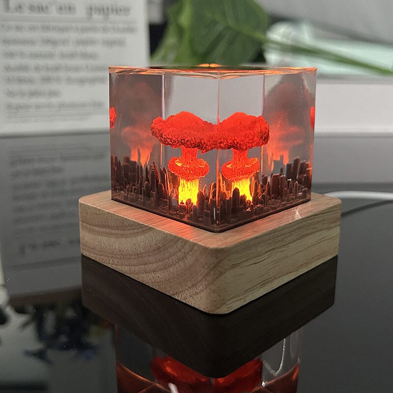 Resin Lamp With Explosive Bombs | Stornfield
