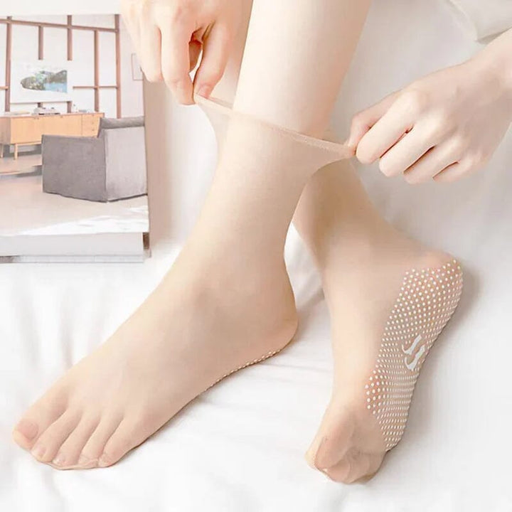 Invisible, Non-slip Crystal Silk Socks | Stornfield