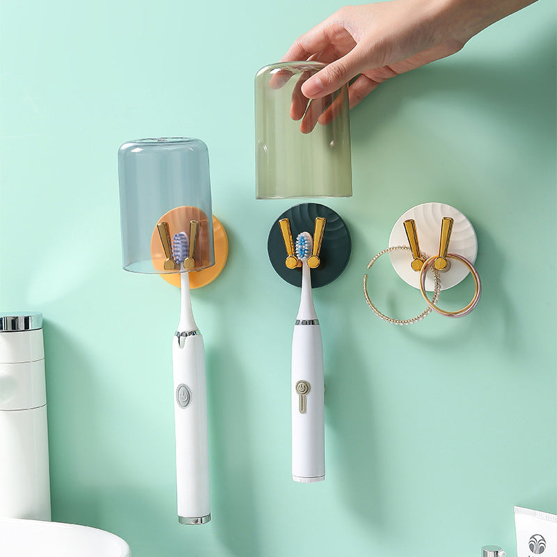 Toothbrush Holder Nail-Free Sticky Hook | Stornfield