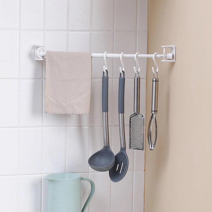 Nail-free Adjustable Rod Bracket Holders (2 pcs) | Stornfield