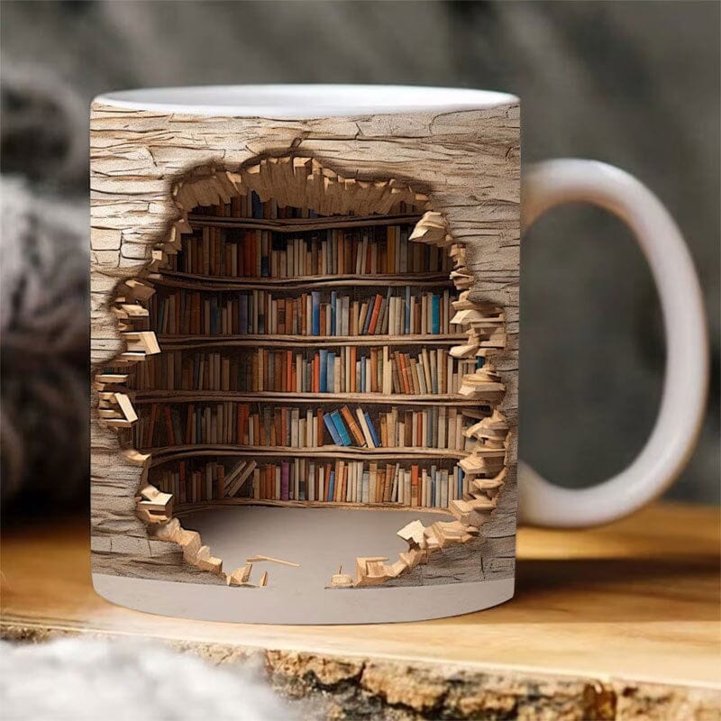 3D Bookshelf Mug | Stornfield