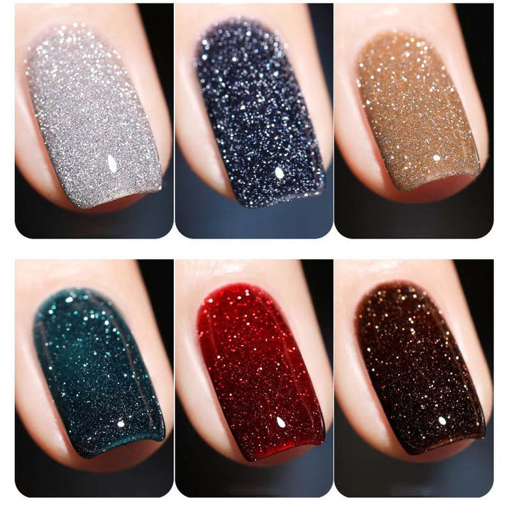 High-density glitter nail gel polish | Stornfield