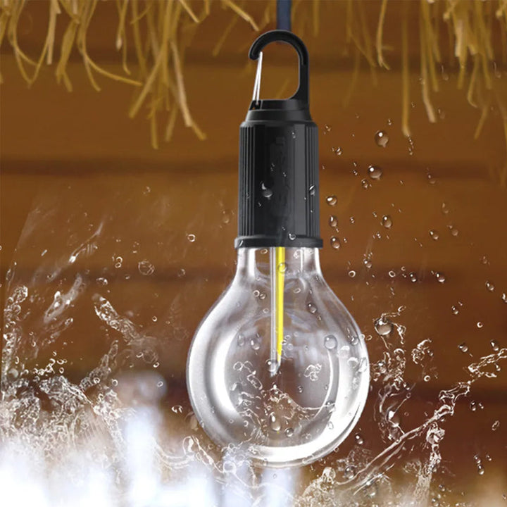 Outdoor Camping Hanging Type-C Charging Retro Bulb Light | Stornfield