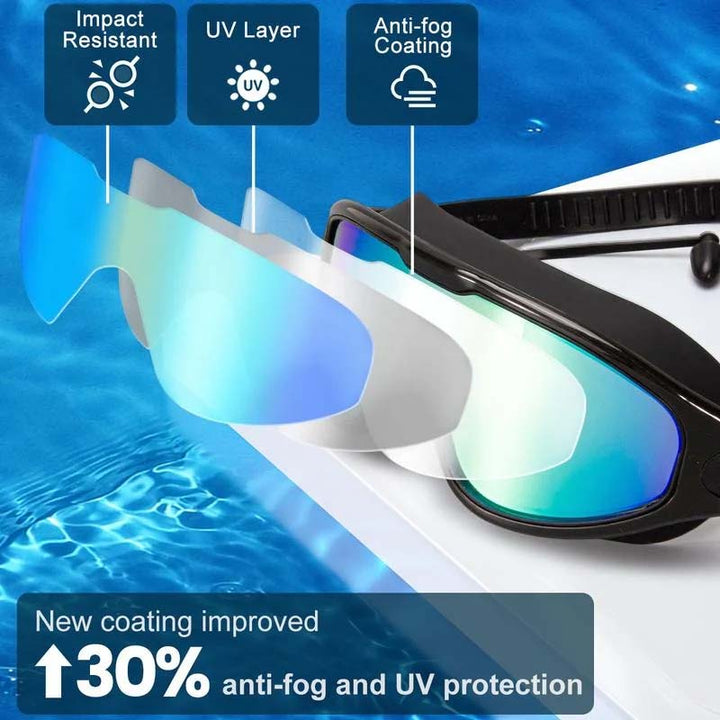 Stornfield | Wide View Anti-Fog Swim Goggles