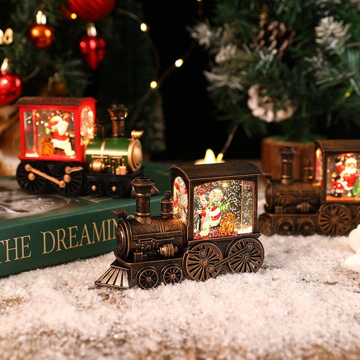 Christmas Crystal Floating Snow Train Light | Stornfield