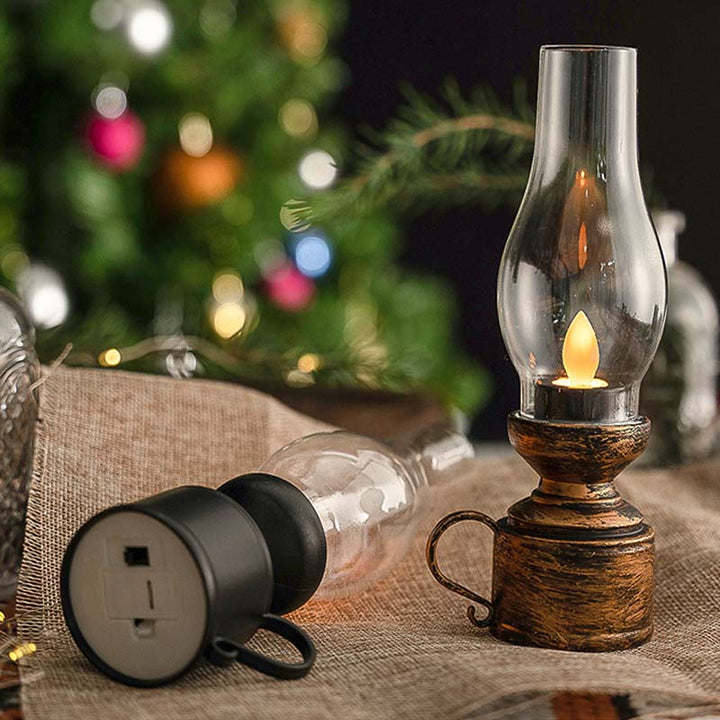 Electronic LED Vintage Oil Lamp | Stornfield