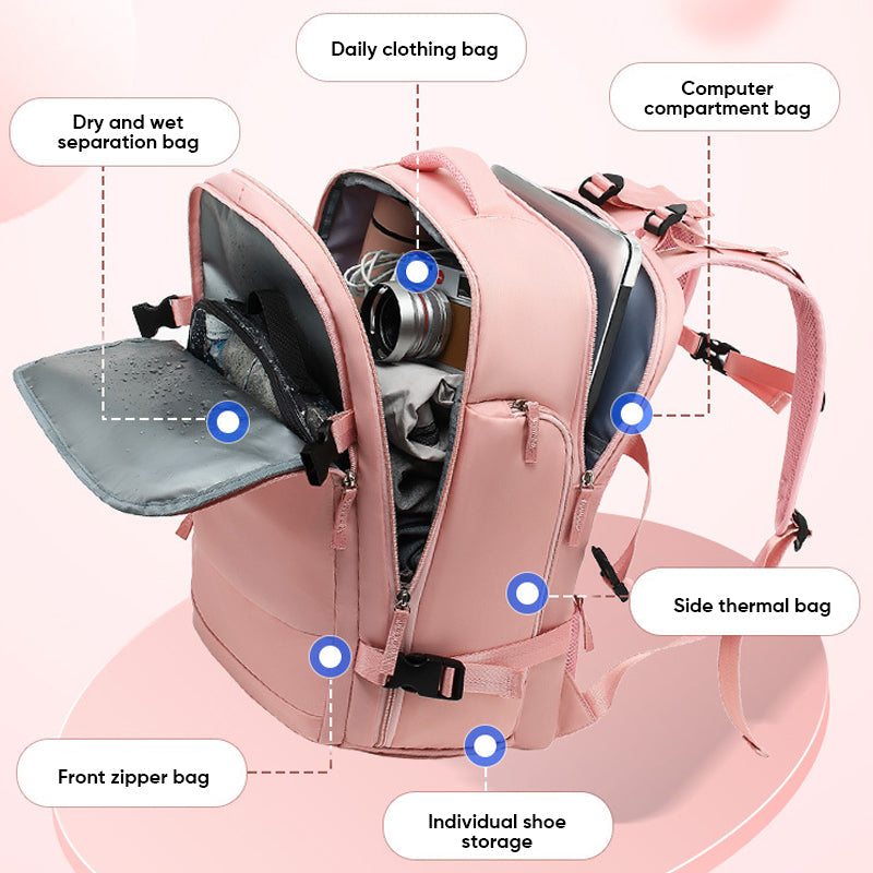 Stornfield | Large Waterproof Travel Backpack for Women