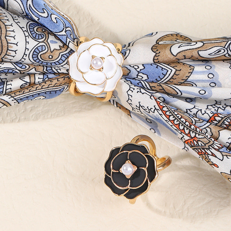Camellia Scarf Buckle Stornfield