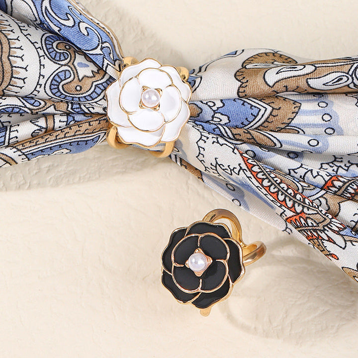 Camellia Scarf Buckle Stornfield
