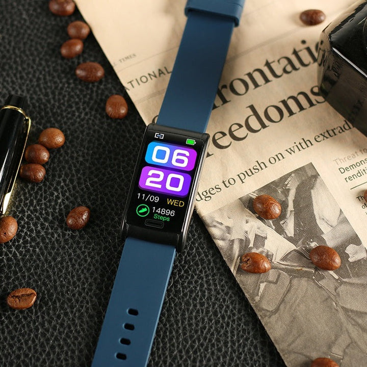 Stornfield | Bracelet Intelligent 3-Canaux EKG Tension Artérielle Oxygène Sanguin Sucre Sanguin Détection du Sommeil