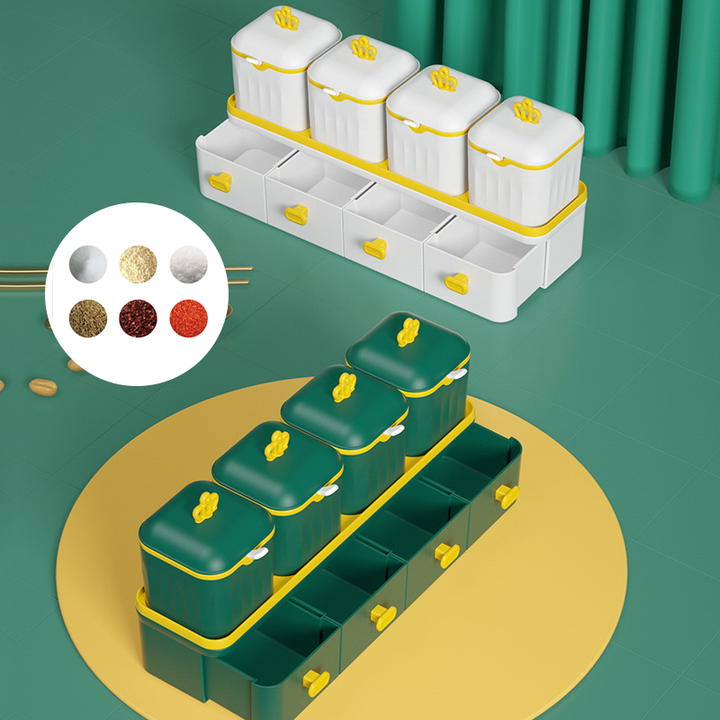 Double spice box set with drawers | Stornfield
