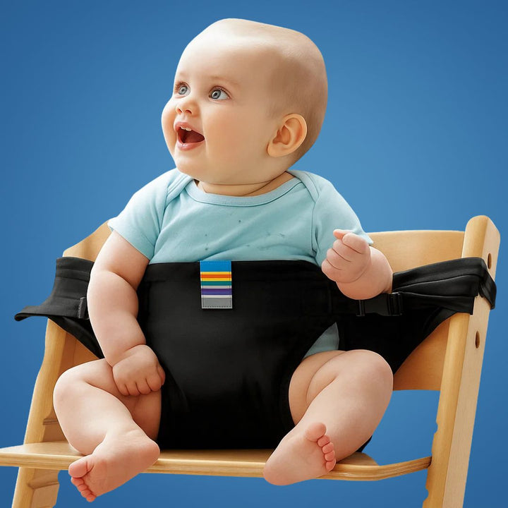 SeatGuard | Baby Chair Harness - Secure and Adjustable Fit - Breathable Cotton Fabric - Portable Feeding Safety Solution for Traveling Parents Stornfield