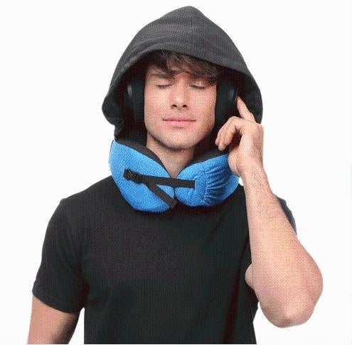 6 in 1 Ergonomic Hooded Travel Pillow | Stornfield