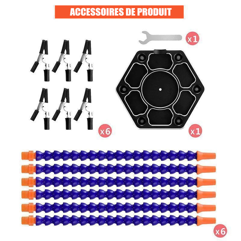 Aluminium Alloy Sweat Base with Flexible Arms | Stornfield