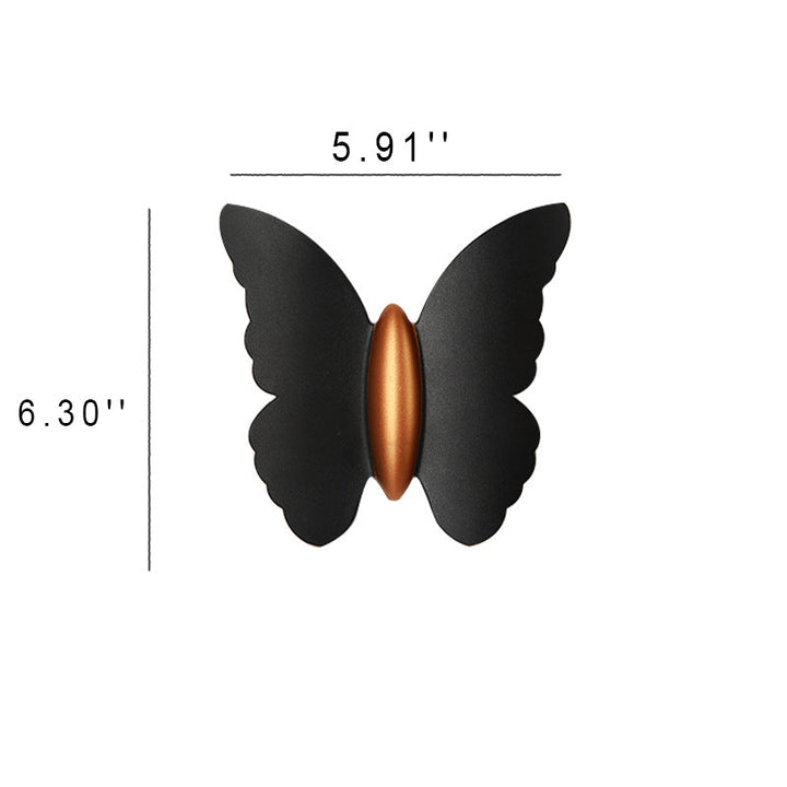 Creative Butterfly Shape Outdoor Patio LED Wall Sconce Lamp | Stornfield