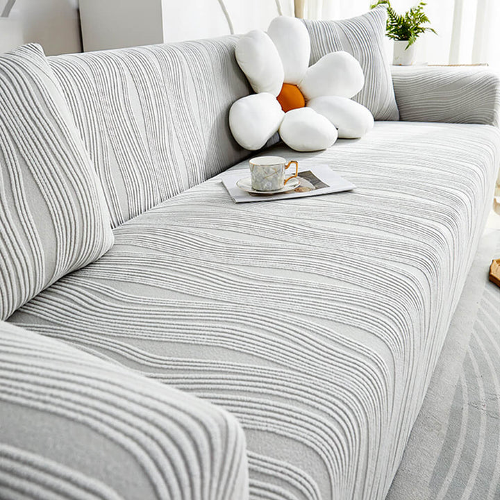 Jacquard Stretch Full-Cover Anti-scratch Couch Cover Soft Pet-Friendly | Stornfield