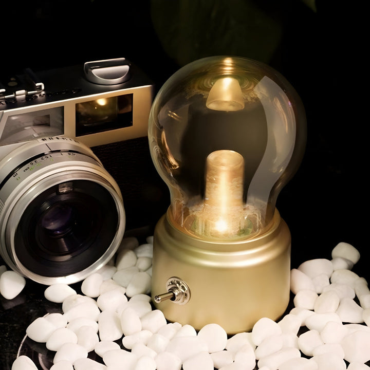 Portable Retro Table Lamp - LumiRetro | Stornfield