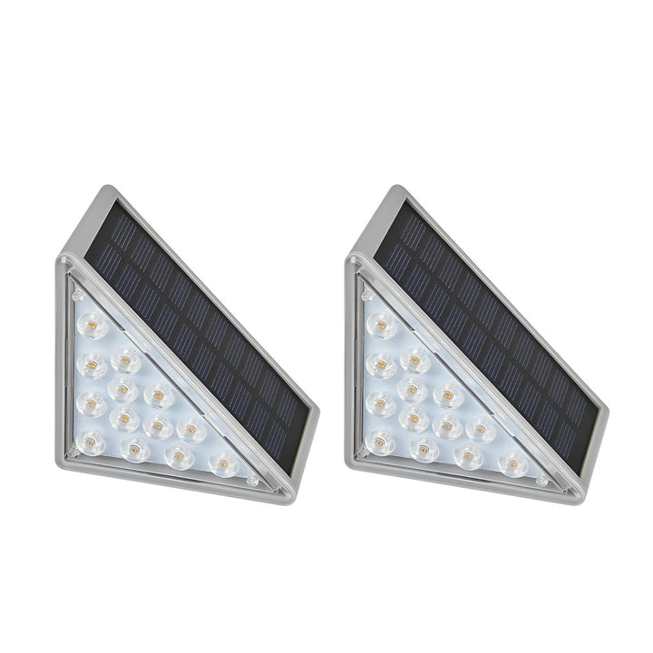 Triangular Intelligent Waterproof LED Solar Outdoor Step Lighting | Stornfield