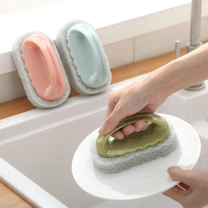 Multipurpose Sponge Brush with Easy-Grip Handle Stornfield