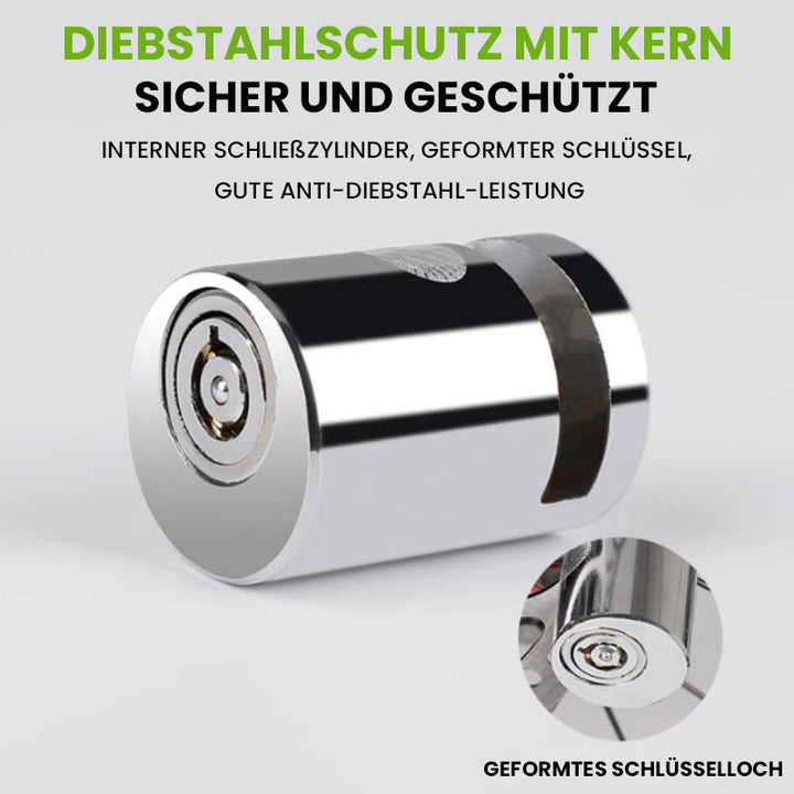 Anti-theft wheel disc lock with 2 keys | Stornfield