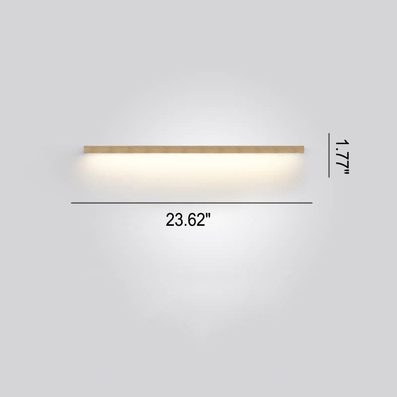 Stornfield | ZenBeam Japanese LED Wall Sconce | Solid Wood Design | Modern Accent Lighting
