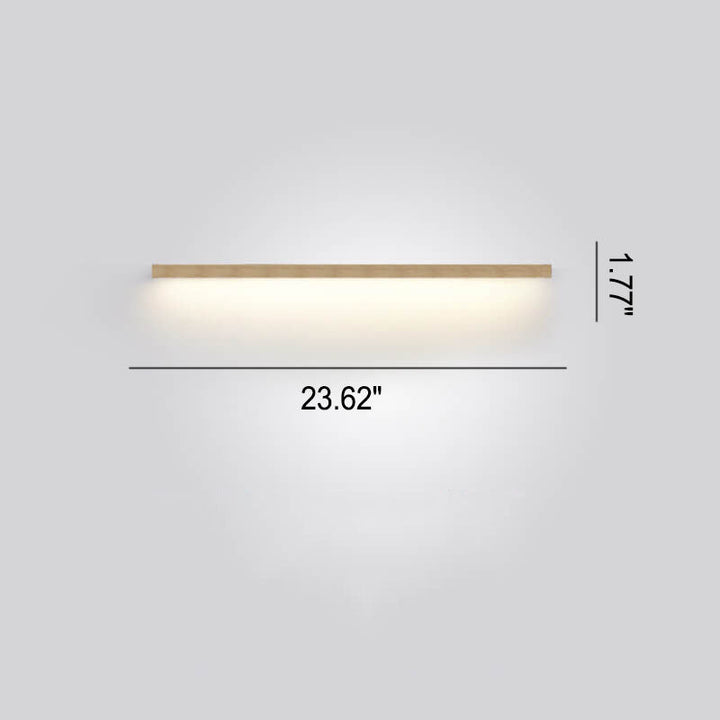 Stornfield | ZenBeam Japanese LED Wall Sconce | Solid Wood Design | Modern Accent Lighting